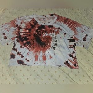 4/$20- Tyedye crop Tee